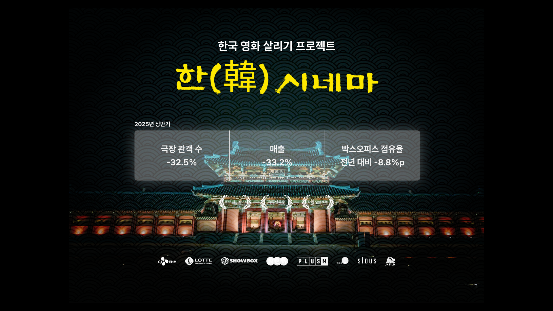 한국 영화 살리기 프로젝트 한韓 시네마 기획 화면